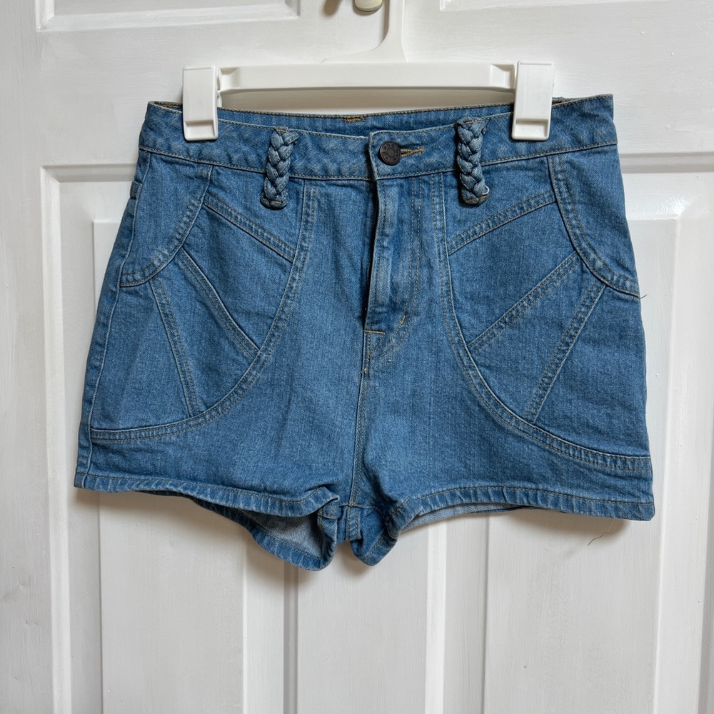 Size 29 jeans shorts denim BDG braided design classic classy summer vacation